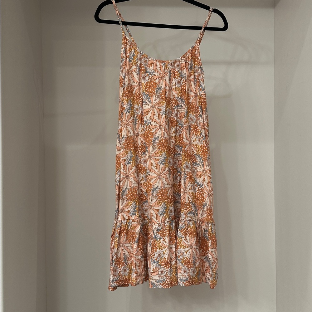 BECOOL small Floral Spaghetti Strap Dress.  Like new